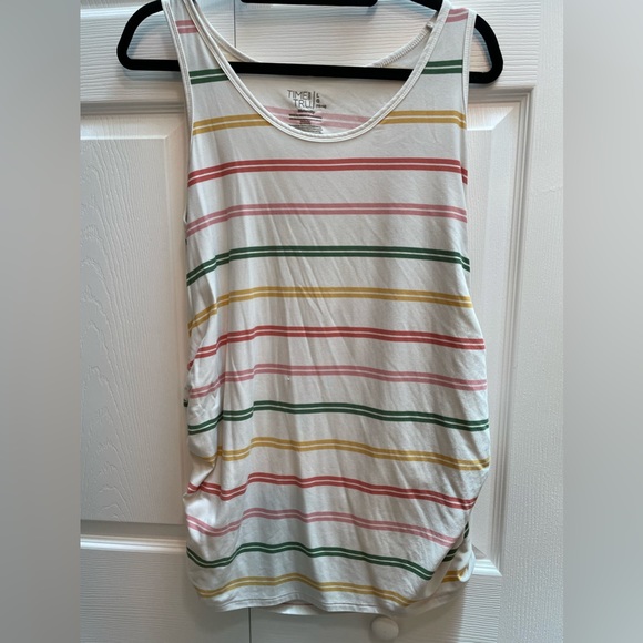 Time & Tru Maternity Stretch Tank Top Size Large - Picture 11 of 12